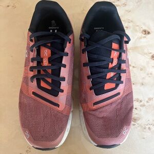 On Cloudgo Orange and Black Running Shoes